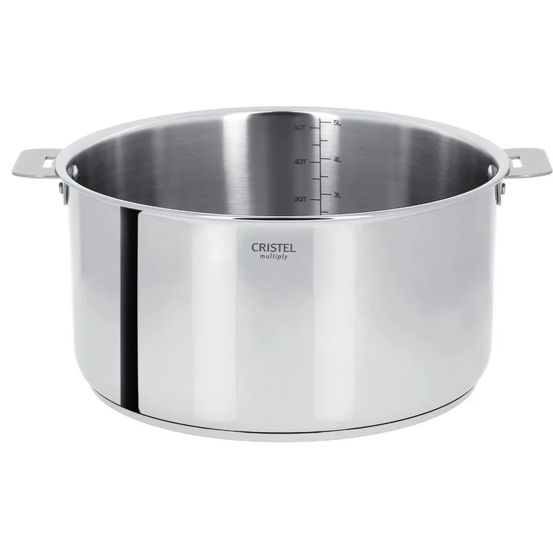 Olla de acero inoxidable multicapa Casteline Cristel