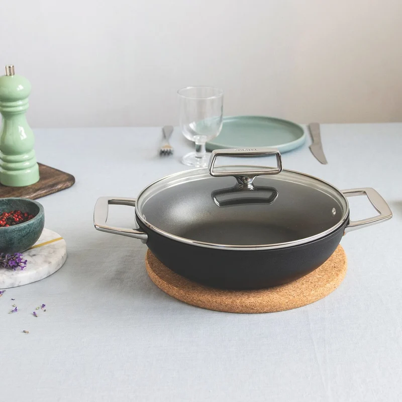 Cacerola baja cerámica con tapa Ceraliss+ Castel'Pro Cristel
