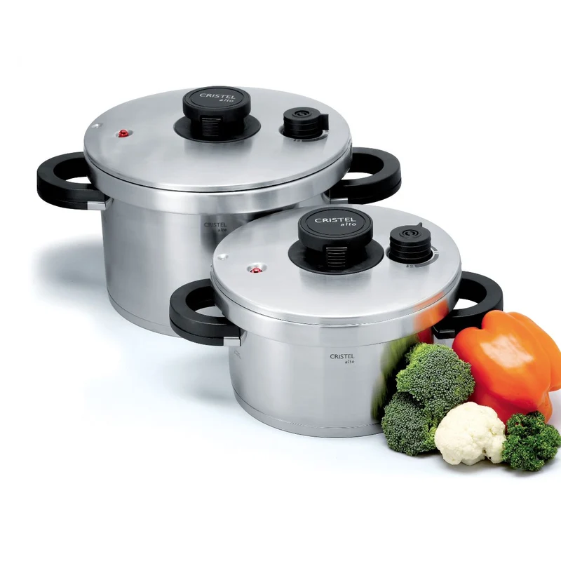 Olla rápida de acero inox Alto Cristel