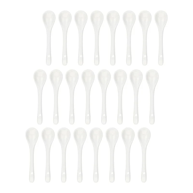 Cuchara de porcelana para sal y especias Trattoria La Porcellana Bianca