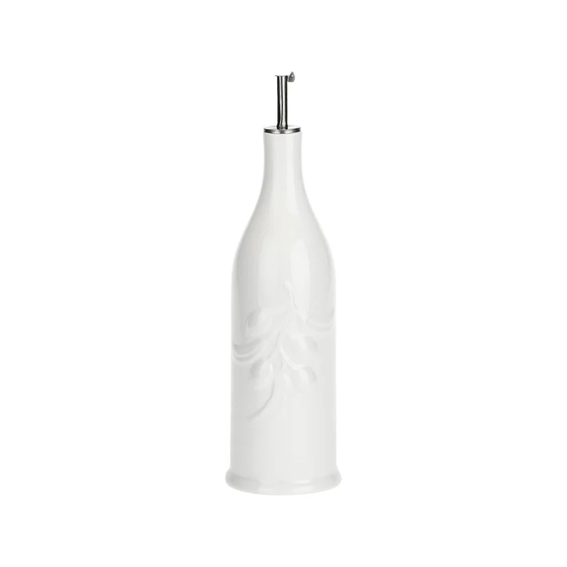 Aceitera cilíndrica de porcelana Menage La Porcellana Bianca
