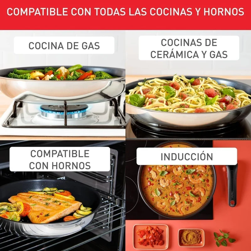 Conjunto de 8 piezas Ingenio Tefal