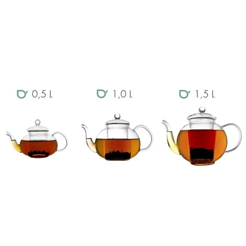 Tetera de cristal con infusor Verona Bredemeijer