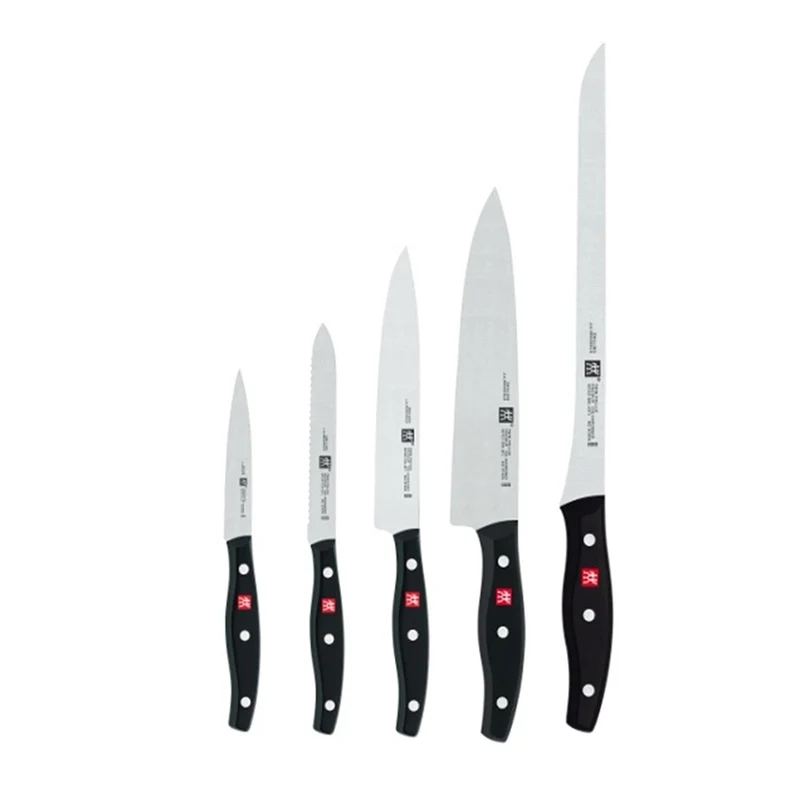 Set de 5 cuchillos de cocina con soporte de madera Twin Pollux Zwilling