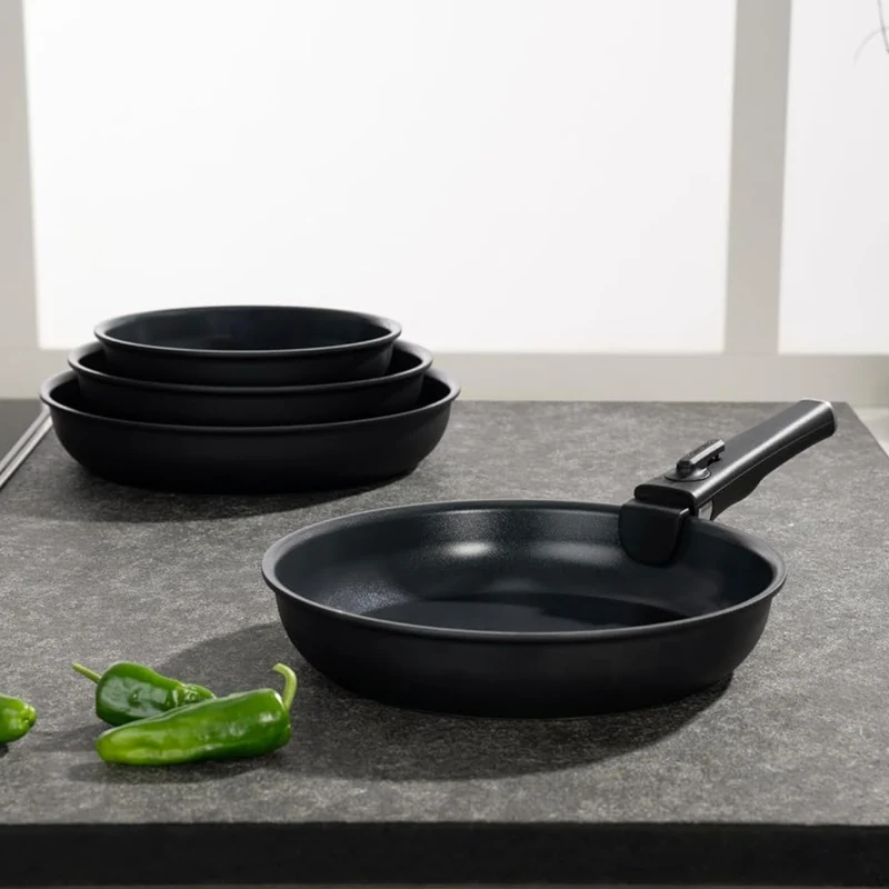 Set de 3 sartenes cerámicas con mango desmontable Unlock Zwilling