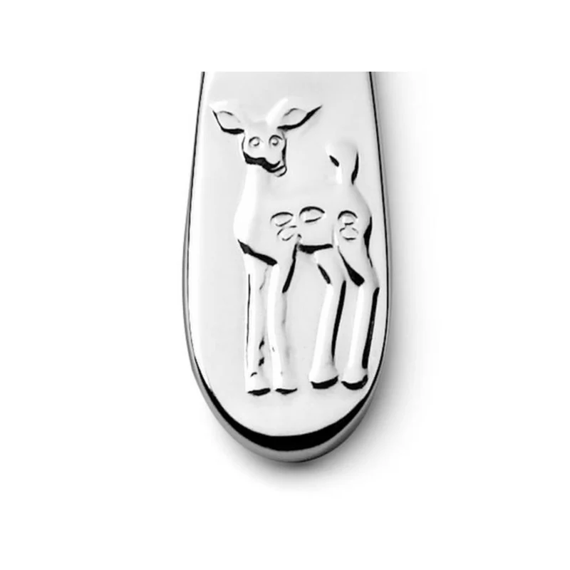 Cubertería de 4 piezas de acero inox Forest Animals Zilverstad