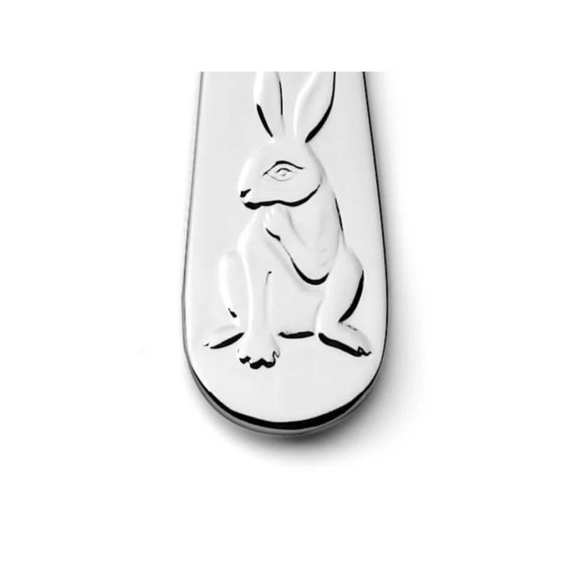 Cubertería de 4 piezas de acero inox Forest Animals Zilverstad