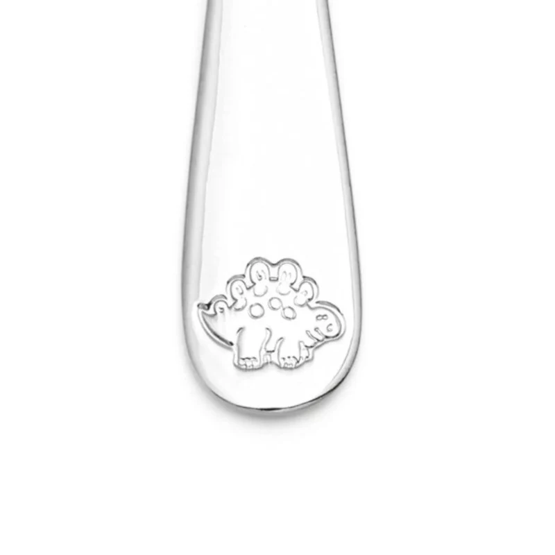 Cubertería de 4 piezas de acero inox Dinosaurs Zilverstad