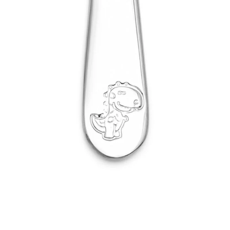 Cubertería de 4 piezas de acero inox Dinosaurs Zilverstad
