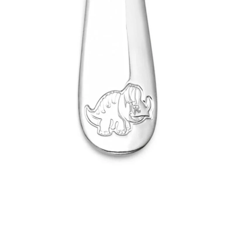 Cubertería de 4 piezas de acero inox Dinosaurs Zilverstad