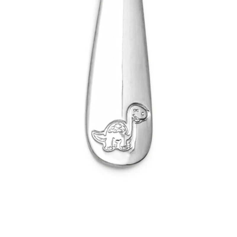 Cubertería de 4 piezas de acero inox Dinosaurs Zilverstad