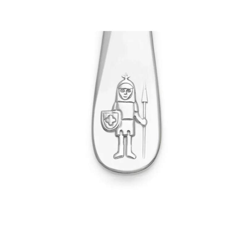 Cubertería de 4 piezas de acero inox Caballeros y Princesas Zilverstad