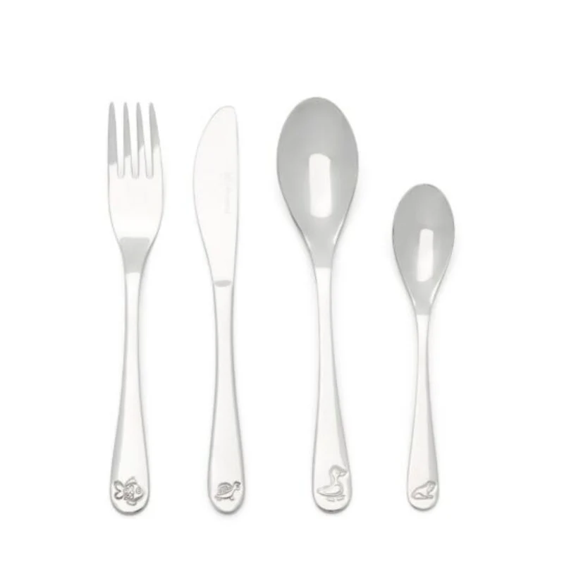 Cubertería de 4 piezas de acero inox Water Life Zilverstad