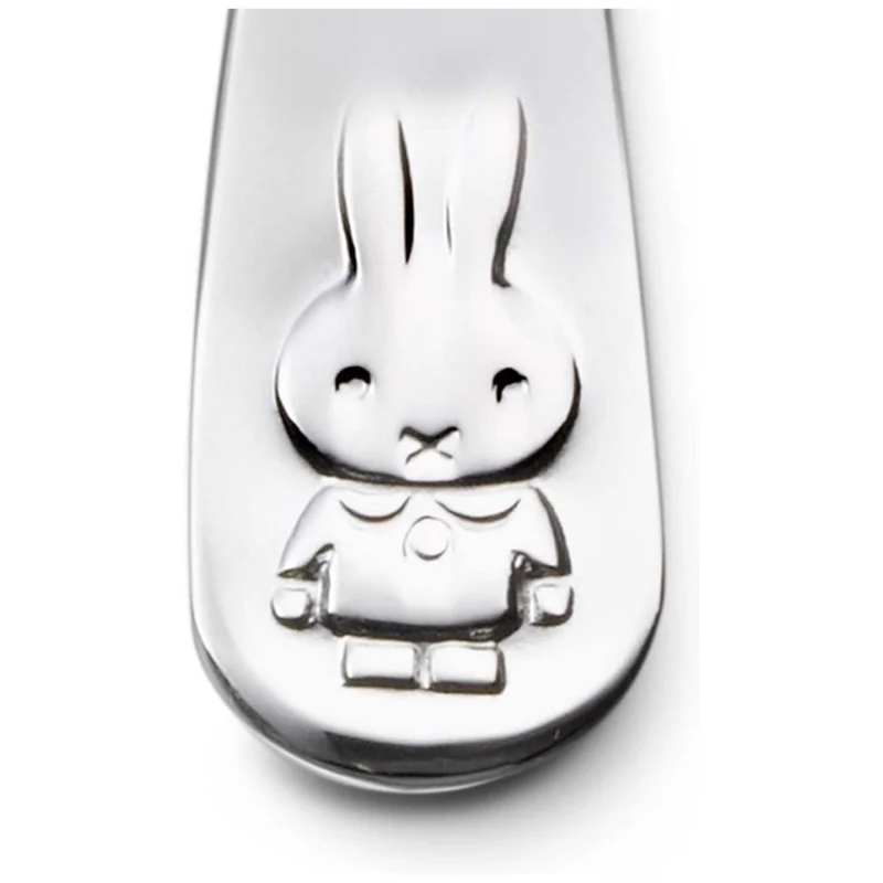Cubertería de 4 piezas de acero inox Miffy Zilverstad