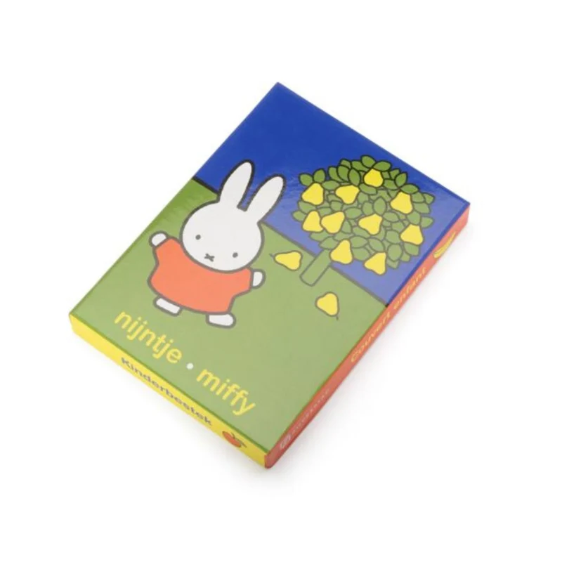 Cubertería de 4 piezas de acero inox Miffy Fruit Zilverstad