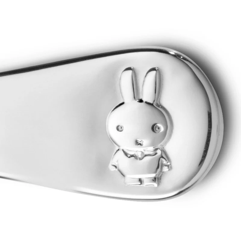 Cuchara lateral de acero inox Miffy Zilverstad