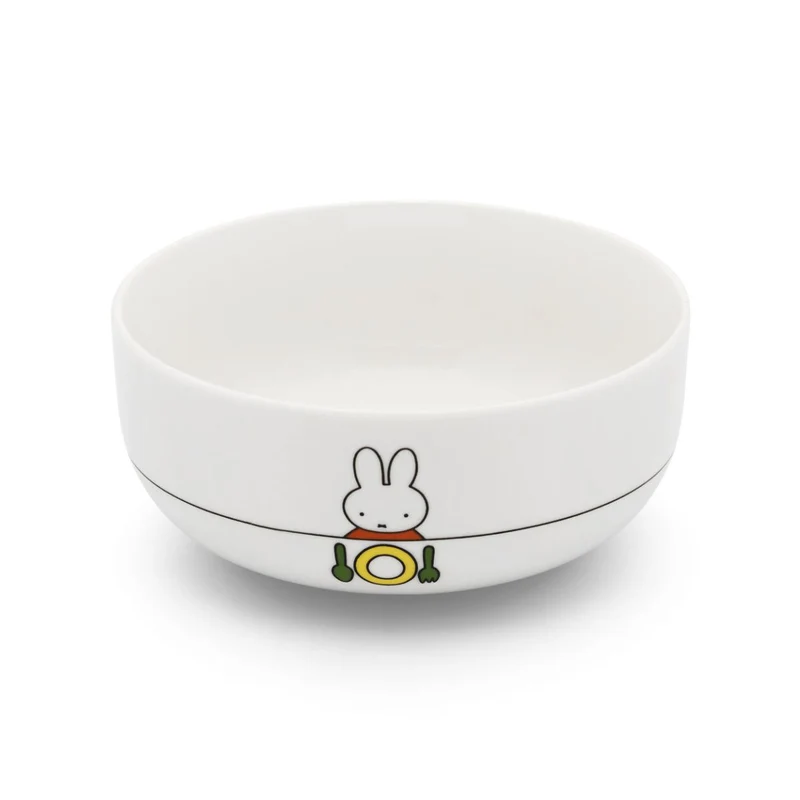 Juego cubertería 6 piezas inox y porcelana Miffy Zilverstad