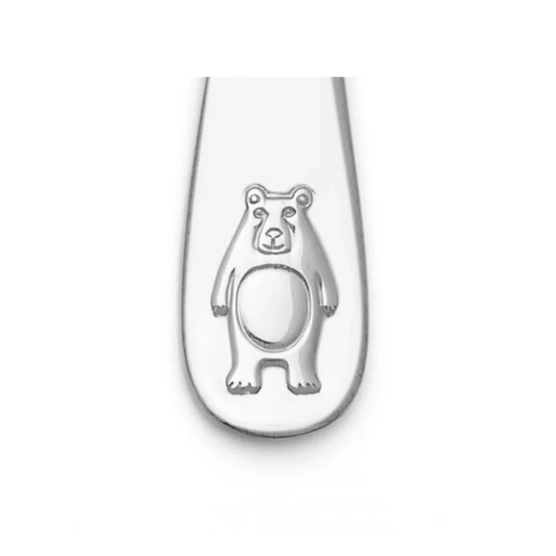 Cubertería de 4 piezas de acero inox Wildlife Zilverstad