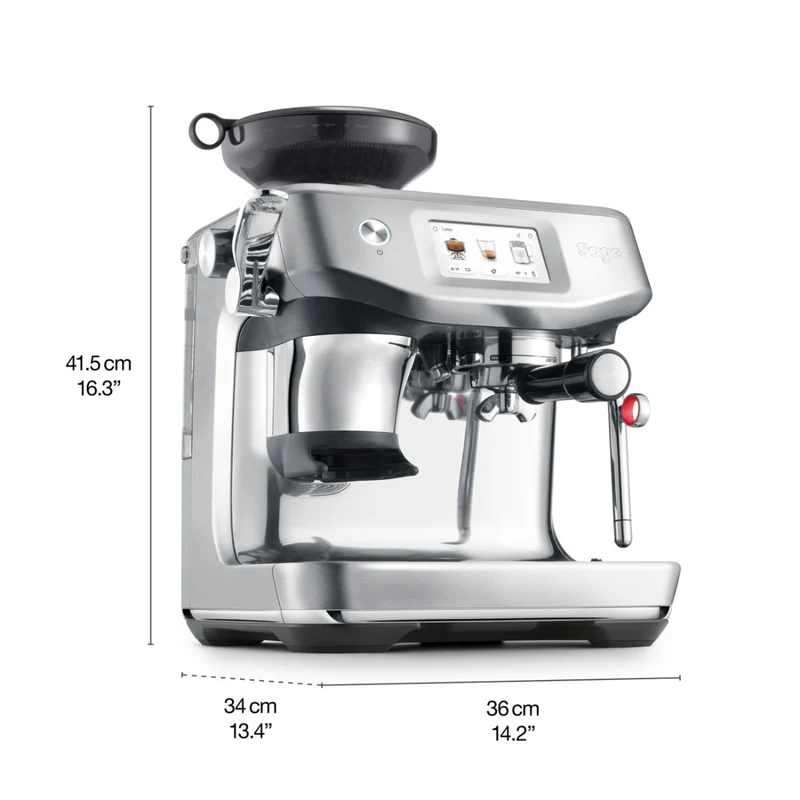 Cafetera Expresso automática con molinillo, pantalla táctil y extracción en frío Barista Touch™ Impress Sage