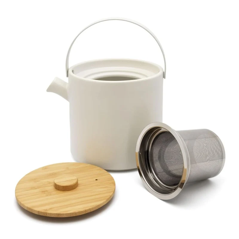 Set de tetera de cerámica 1,2 l con calentador Umea Bredemeijer