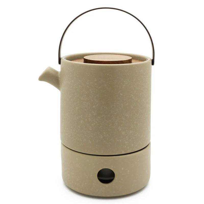 Set de tetera de cerámica 1,2 l con calentador Umea Bredemeijer