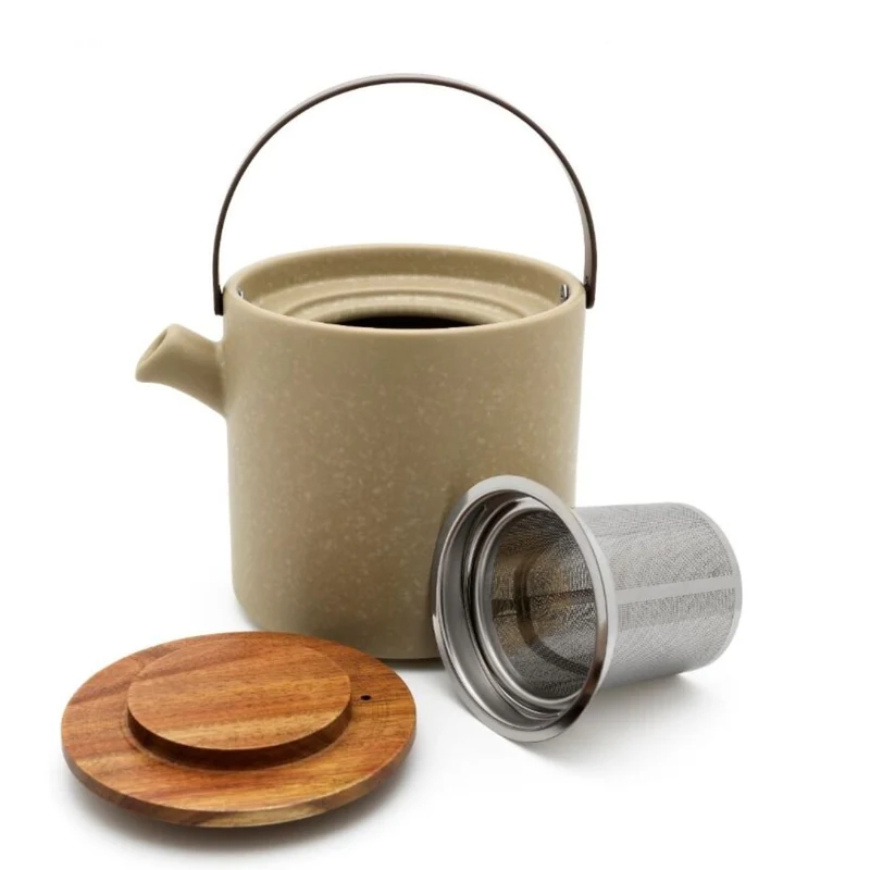 Set de tetera de cerámica 1,2 l con calentador Umea Bredemeijer