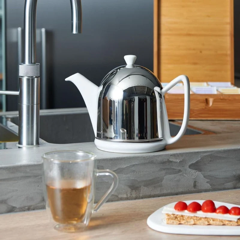Tetera cerámica con carcasa aislante de inox Cosy® Manto Bredemeijer
