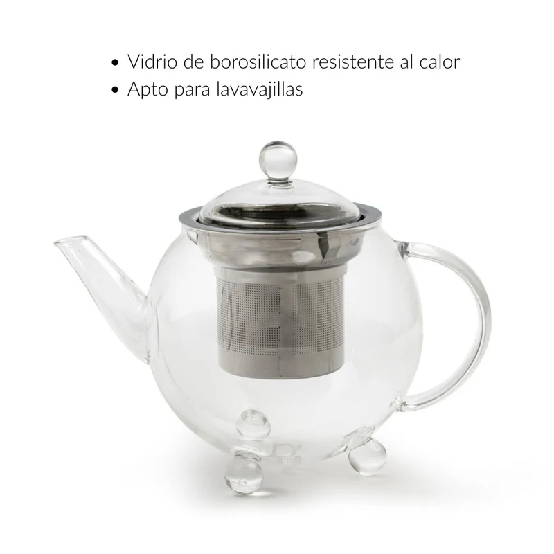 Tetera redonda de cristal 0,5 l Bella Ronde Bredemeijer