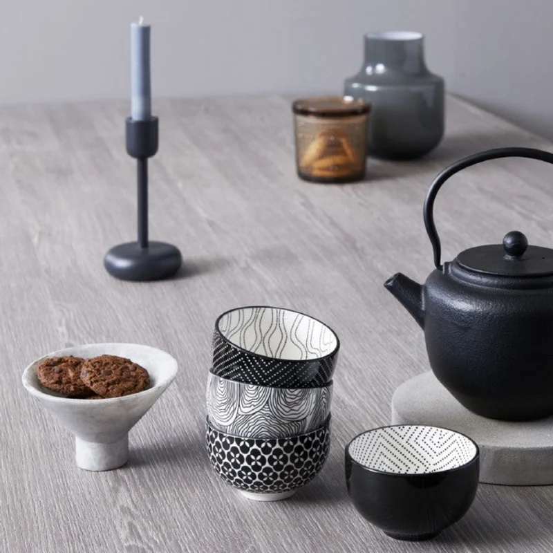 Set de 4 boles de porcelana Pucheng Bredemeijer