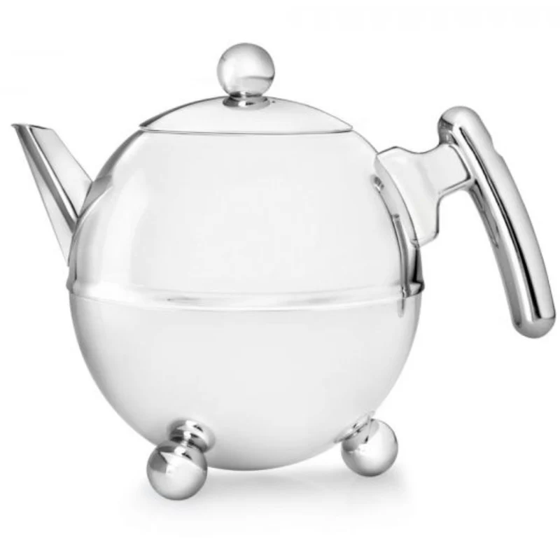 Tetera redonda de acero inox de doble pared 1,2 l Duet® Bella Ronde Bredemeijer