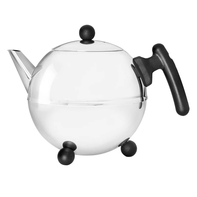 Tetera redonda de acero inox de doble pared 1,2 l Duet® Bella Ronde Bredemeijer