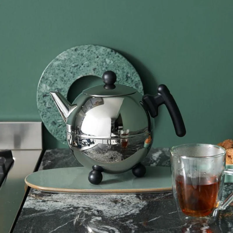 Tetera redonda de acero inox de doble pared 1,2 l Duet® Bella Ronde Bredemeijer