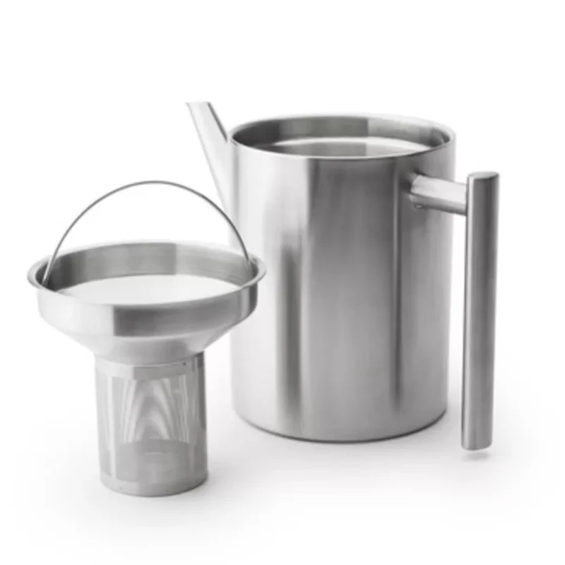 Tetera de acero inoxidable de doble pared 1,2 l Minuet® Cylindre Bredemeijer