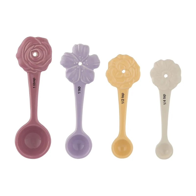 Set de 4 cucharas medidoras cerámicas In The Meadow Mason Cash