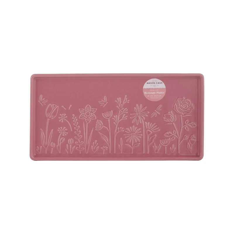 Bandeja cerámica rectangular para servir In The Meadow Mason Cash