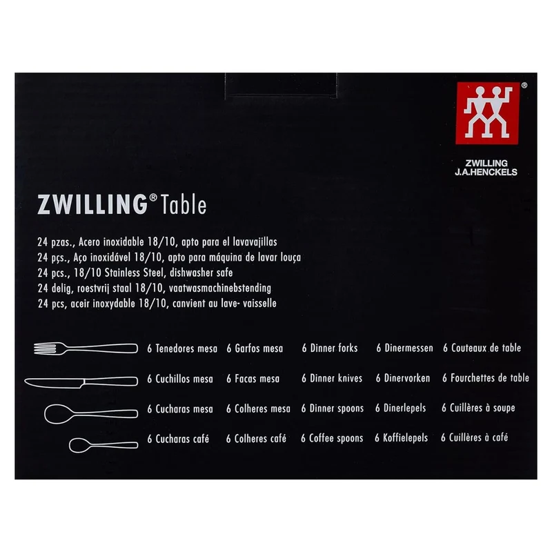 Cubertería de 24 piezas Artic Zwilling