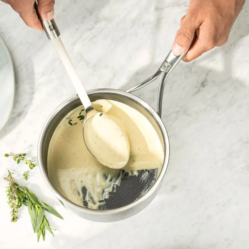 Batería de cocina de 5 piezas cerámicas con exterior inox Peak Zwilling