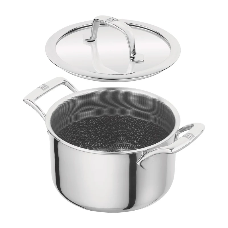 Batería de cocina de 5 piezas cerámicas con exterior inox Peak Zwilling