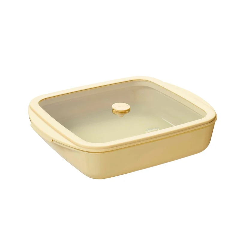 Bandejas de hornear de cristal con tapa Pebbly