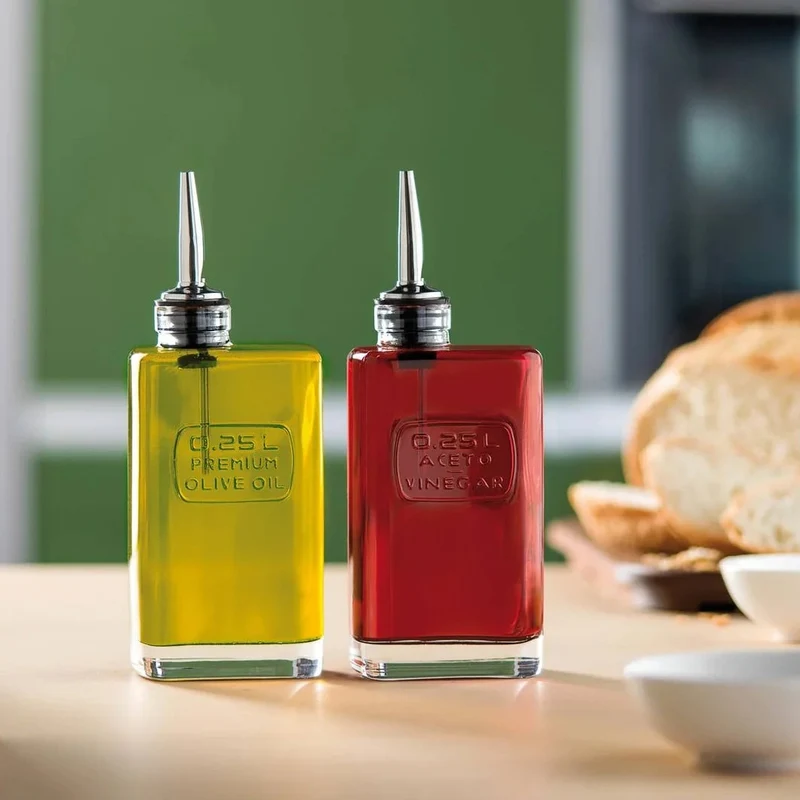 Aceitera de cristal Optima Luigi Bormioli