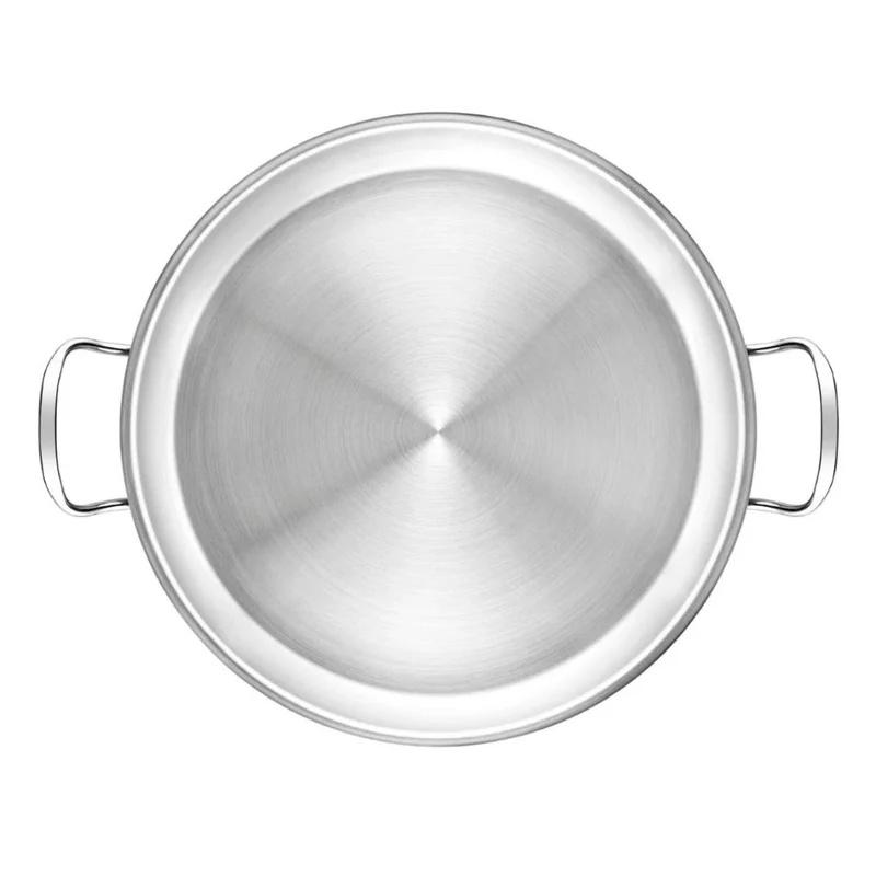 Paellera de acero inoxidable Profesional Bra