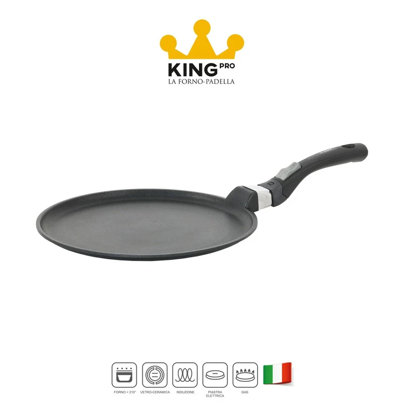 Padella crepes ad induzione grande da 28 - King Pro