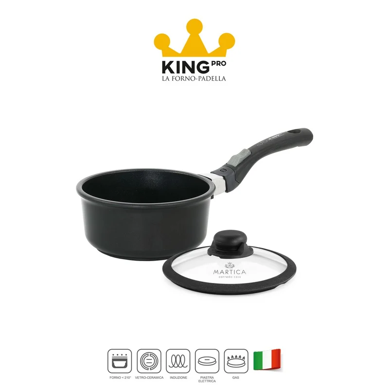 Casseruolino forno antiaderente ad induzione piccolo da 18 - King Pro