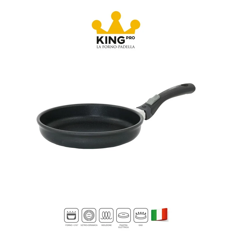 Padella per induzione media da 24 bassa antiaderente - King Pro