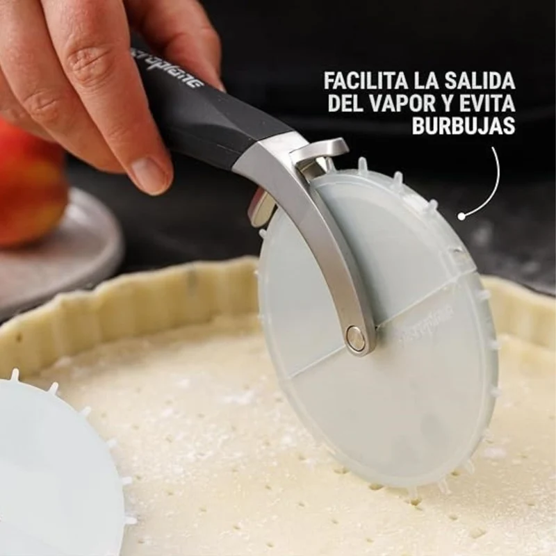 Cortador de pizzas con funda protectora 2 en 1 Microplane