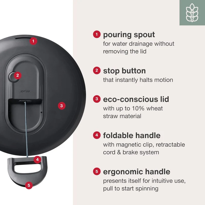Centrifugadora para ensaladas Easy Spin Zyliss