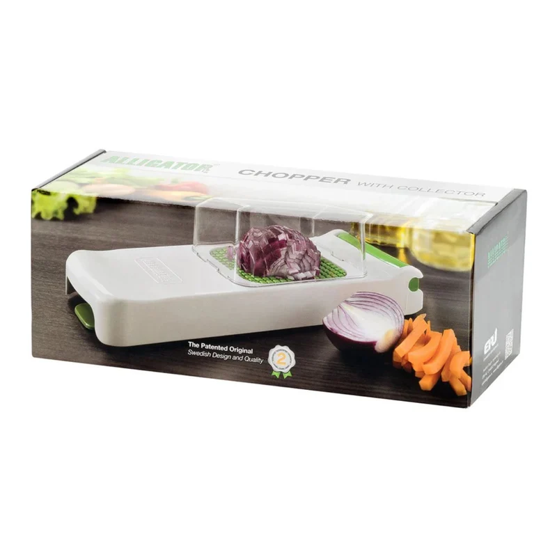 Cortador de patatas y verduras con recogedor Alligator