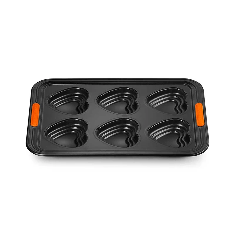Molde antiadherente corazones Le Creuset