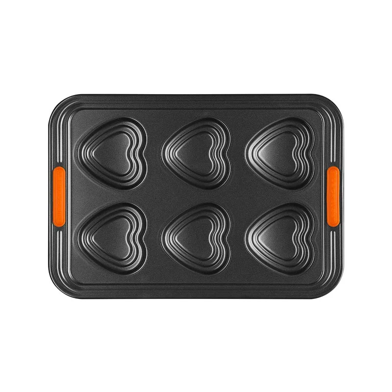 Molde antiadherente corazones Le Creuset