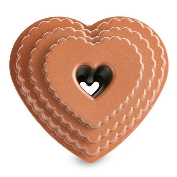 Molde aluminio Tired Heart Bundt Nordic Ware